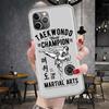 Kungfu Taekwondo Soft Phone Case For IPhone 18 11 17 Air 16E 16 Pro Max 15 + 14 Plus 13 Mini 12 Apple 7 SE 8 Fundas Coque 11 17 Air