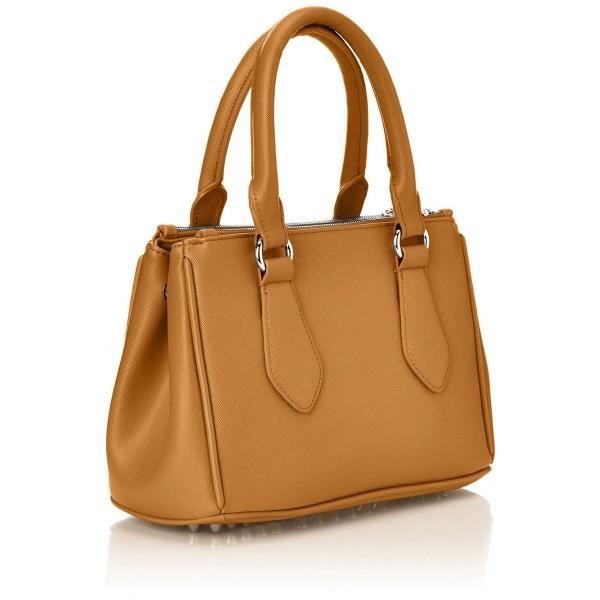 Sac cabas - Christian Lacroix - Eternity 13 - Cognac - PU/synthétique - 19x28x13cm