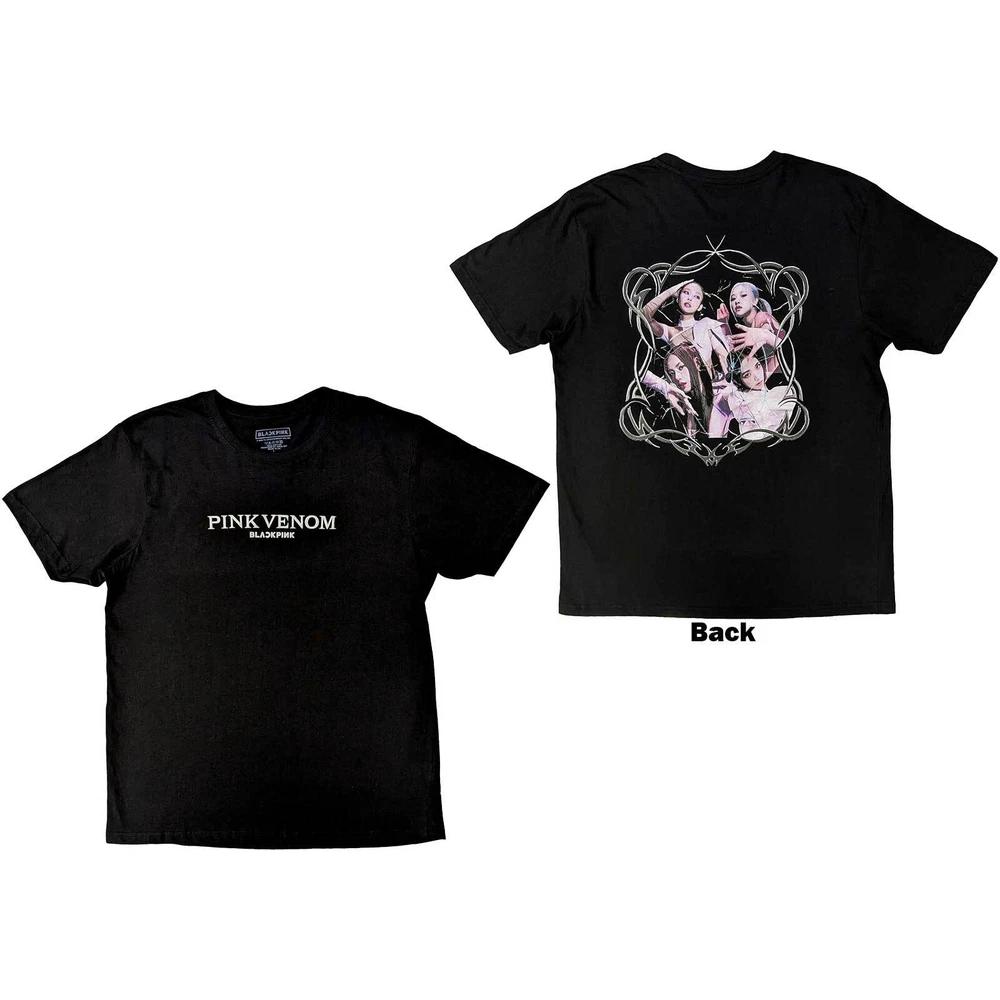 Blackpink Unisex TShirt Pink Venom (Back Print) S