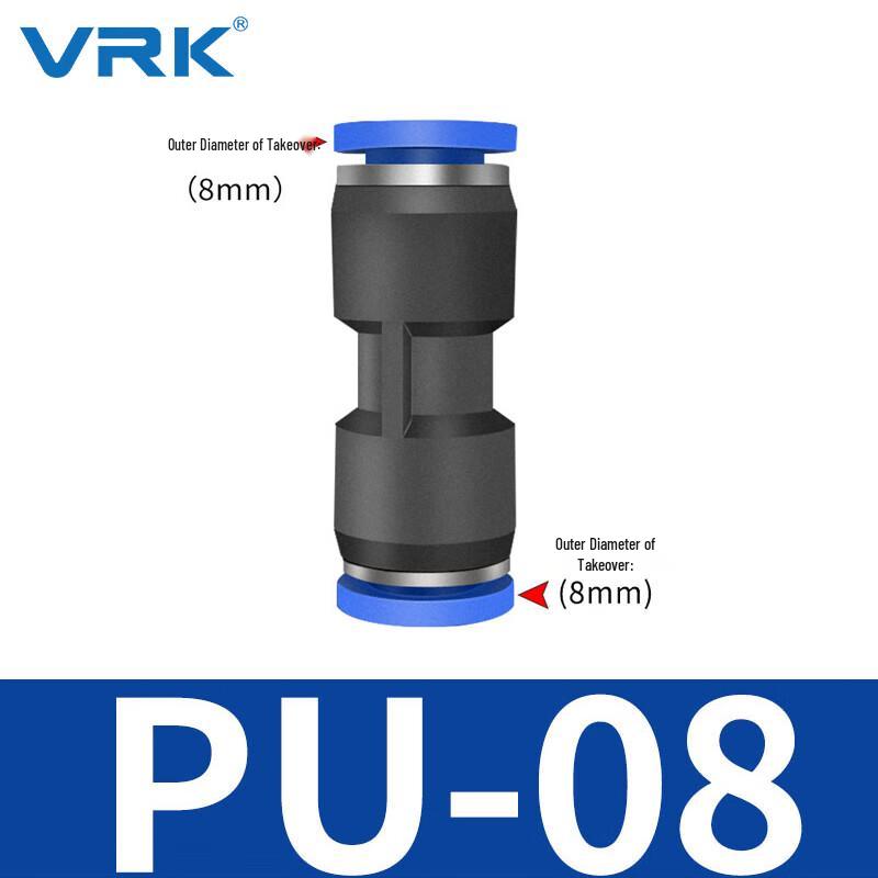 VRK PU Straight Quick Connect Tube Fitting
