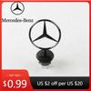 Autoaufkleber A C E S Clasaa 1 Stück Mercedes Benz Emblem Stern Motorhaube Auto Motorhaube Front Logo für Mercedes Benz W202 W203 W204 W208 W210