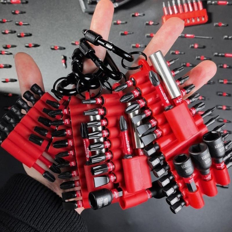 Universal Tool Organizers Storage Pouch Holder Compact Plastic Design Secures Different Screwdriver Types Automotive Use