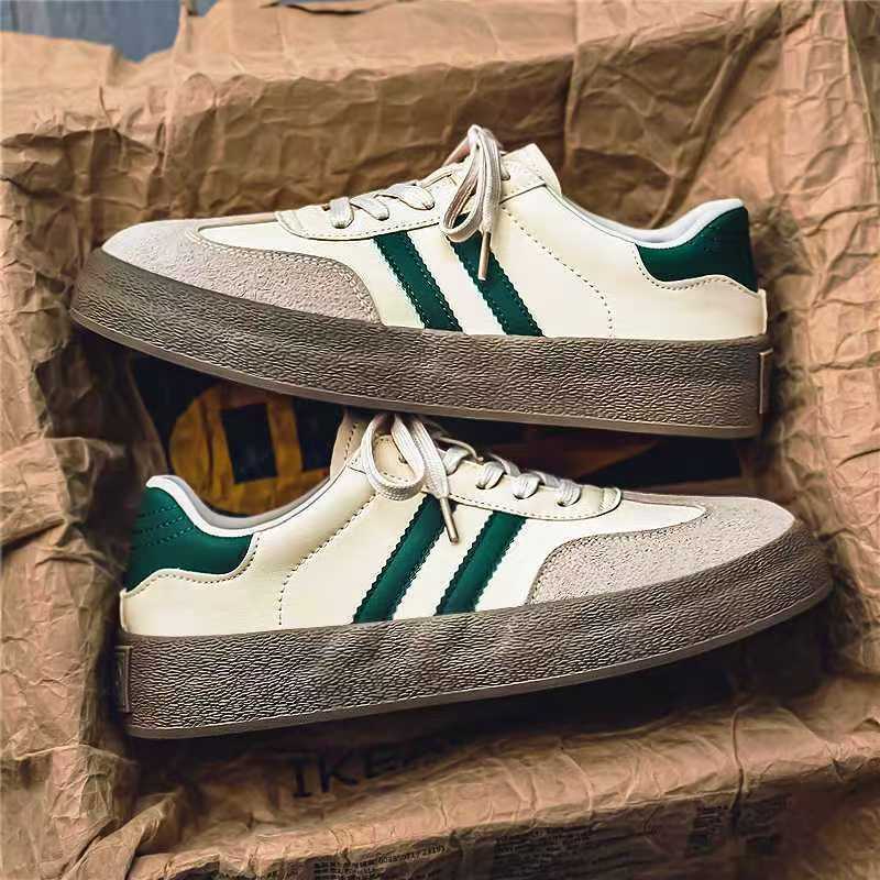 New Winter Men's Trainer Shoes, Unique Hong Kong Retro Low-top Casual Skate Sneakers for Men