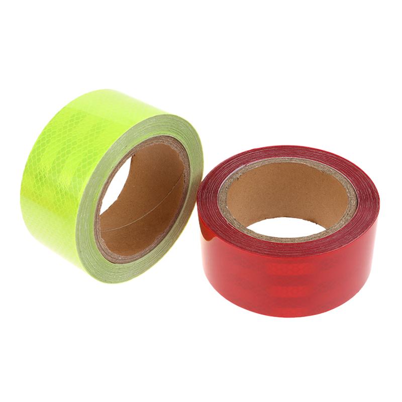 High Intensity Reflective Adhesive Tape 5Cm*10M Diamond Grade Red White Yellow Waterproof Car Stickers Reflectors Strip For Truc