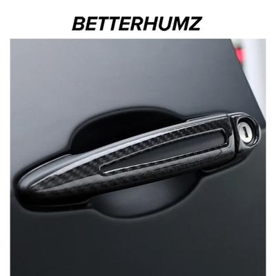 For BMW F30 E90 F20 E92 X3 F25 F32 F34 F22 X5 E70 X1 E84 X6 E71 Carbon Fiber Door Handle Protect Trim Stickers Car Accessories