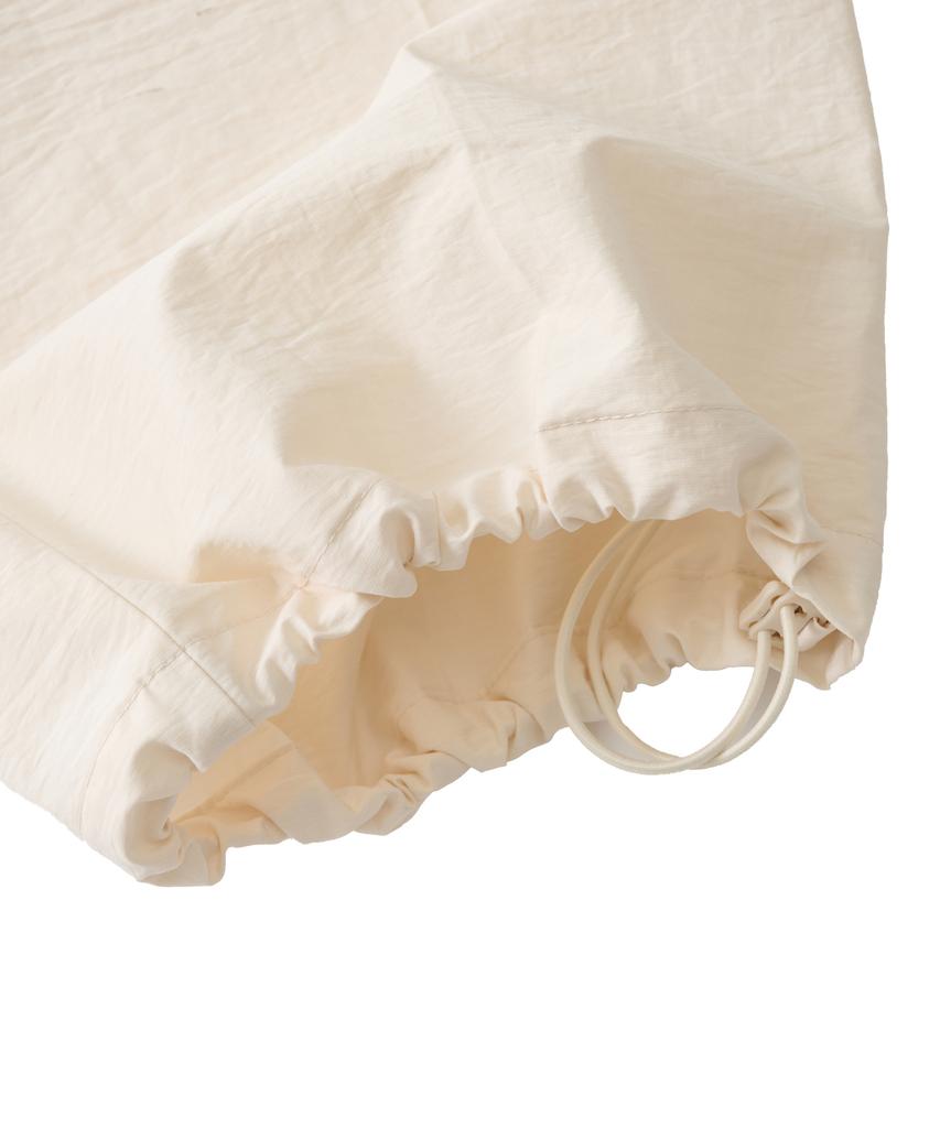 ANALOG MOOD Semi-Wide String Cargo Pants (Cream)