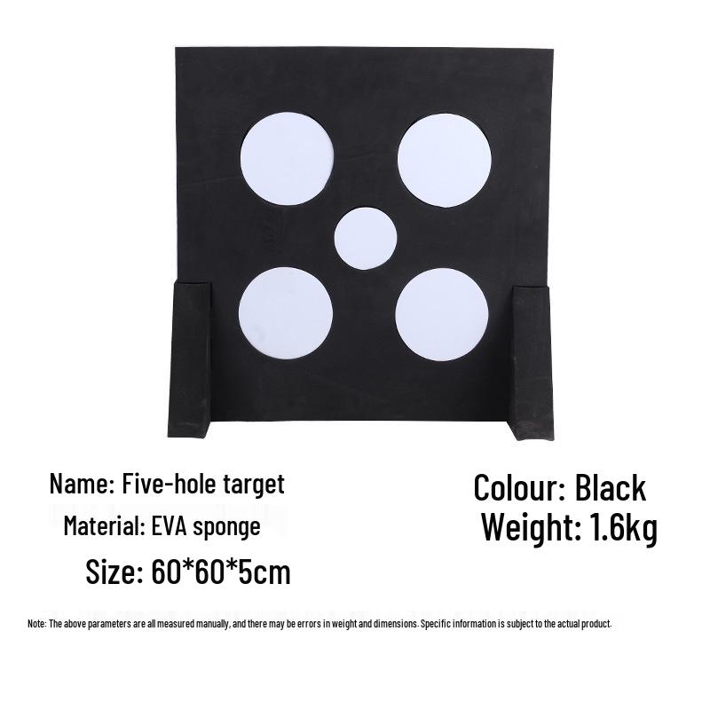CS Archery Fun Target: Sponge Arrows EVA Material - Offensive & Defensive Five-Ring Circle Target