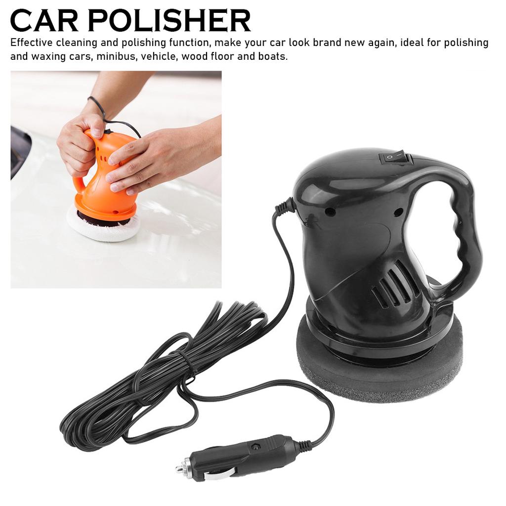 Car Accessories 12V 40W Electric Car Polisher Waxing Polishing Machine ...