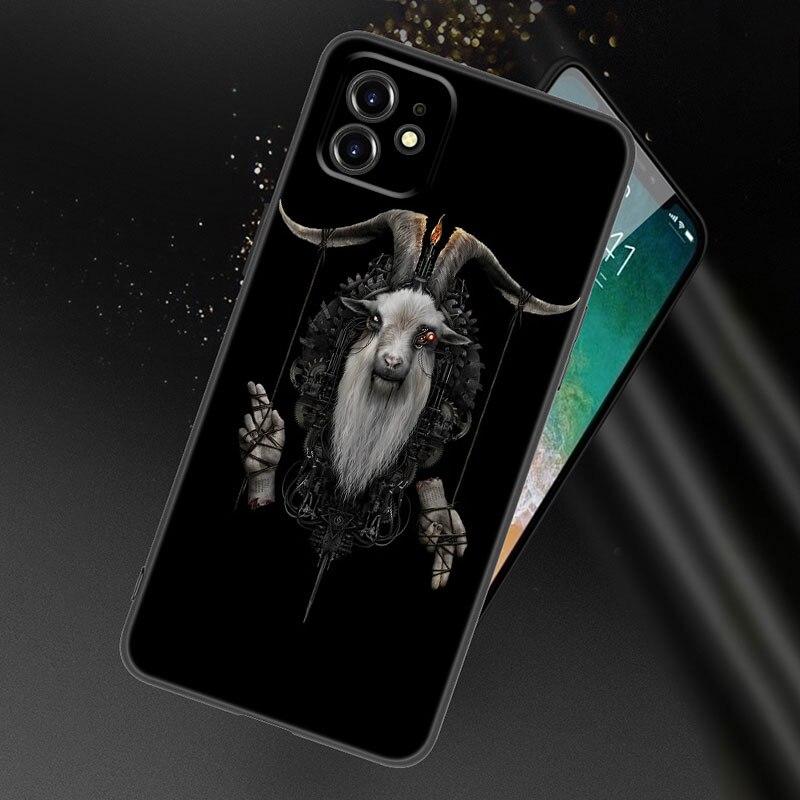 

Чехол для телефона Devil Satan Art для Apple iPhone 13 12 Mini 11 Pro XS Max XR X 8 7 6S 6 Plus SE 2022 2020 5S 5 Мягкий черный чехол из ТПУ iPhone 5 5S SE