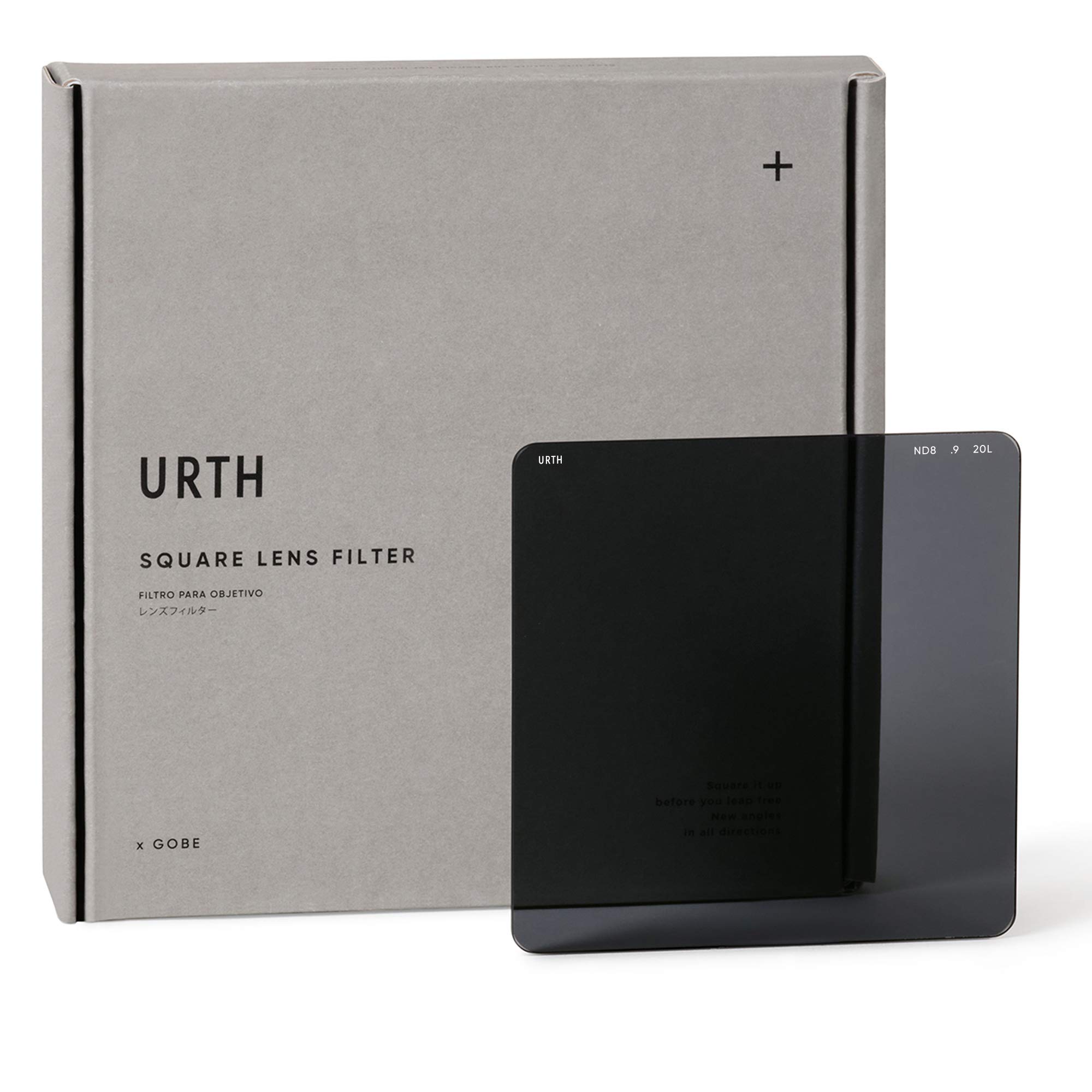 

Urth Square 100 x 100mm ND8 Filter ND Lens Filter Transmittance Nano Optical Glass Plus+ (3-stop dimming) (High / 20-Layer Coating)