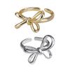 Alloy Bowknot Rings Versatile Bow-Tie Rings Stereoscopic Adjustable Open Bows Rings Minimalist Chic Accessory Jewelry