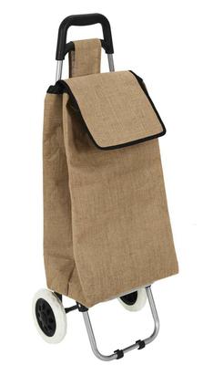 Eco Roll Shopping Cart Jute Bag On