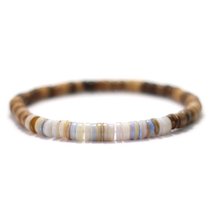 

Натуральные бусины из ракушек, браслет ручной работы в богемном стиле, нити из кокосовой скорлупы для мужчин и женщин, винтажные аксессуары для запястья