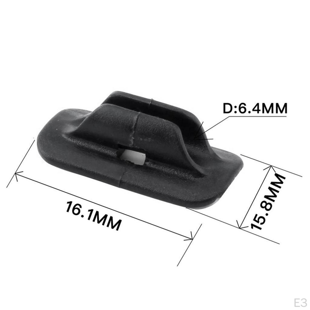 MUQZI 4 Packung Cable Holder Bike Housing Guide Clip and Clamp Zip Ties Brake Gear