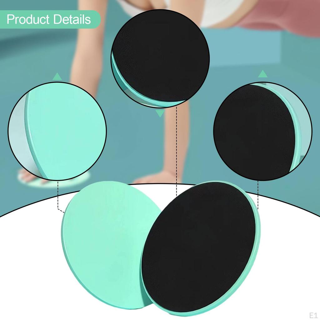 2x Exercise Sliders Gliding Discs Compact, Lightweight, Fitness Core for