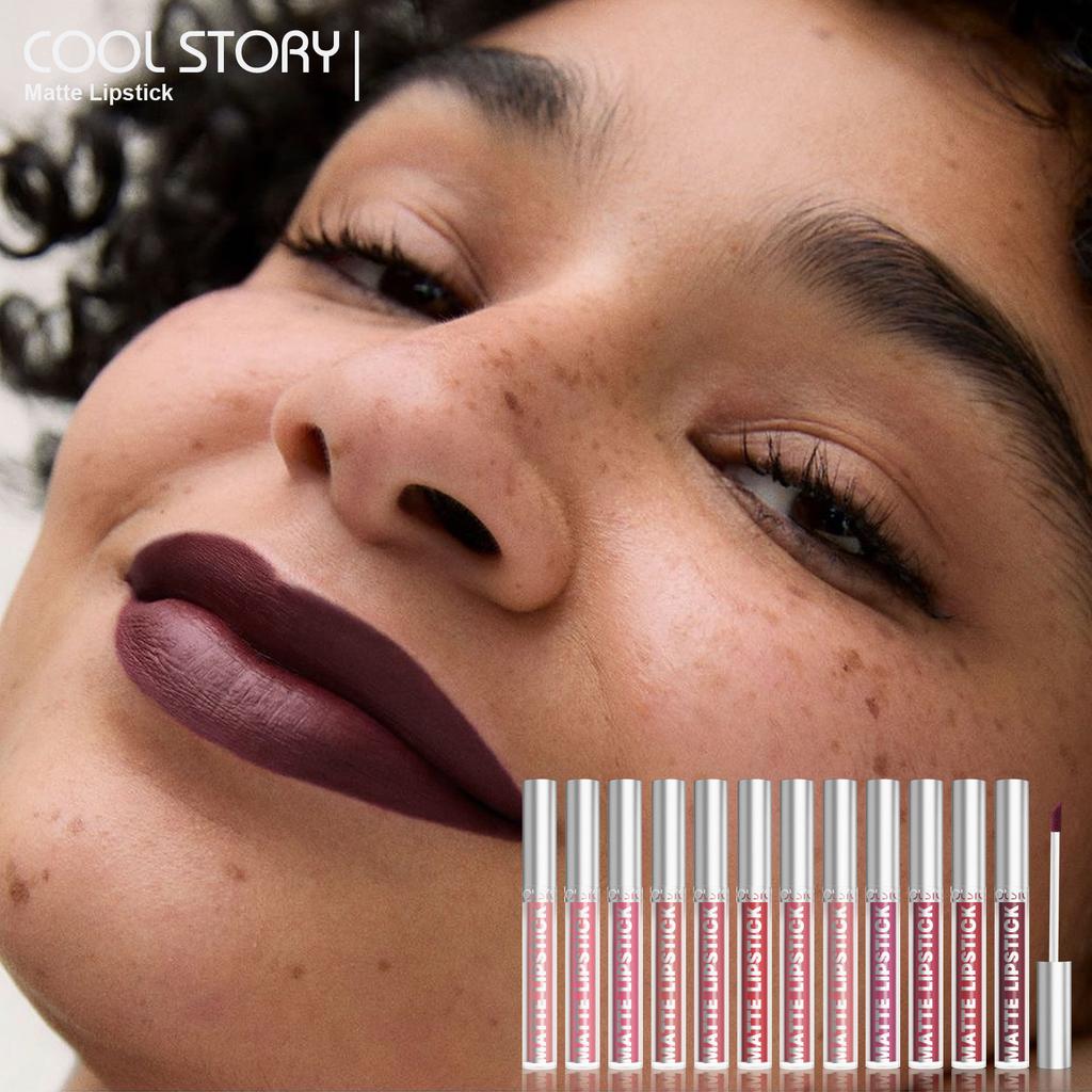 Non-stick Cup Matte Color-fixed Lip Glaze Velvet Matte Surface Not Easy To Decolorize Liquid Lipstick Sexy Long-lasting Color Waterproof Lip Gloss