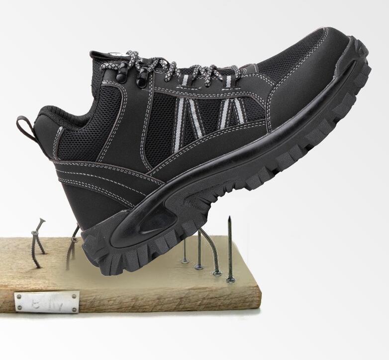 Spring/Autumn New 2024 Fashion Labor Boots For Men Waterproof Steel Toe Cap Safety Work Shoes Sneakers Male Footwear