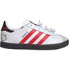 Hello Kitty x Adidas Originals GAZELLE Abrasion Resistant Low top Kids' Skateboarding Shoes White Red Kids' Sneakers IH9953