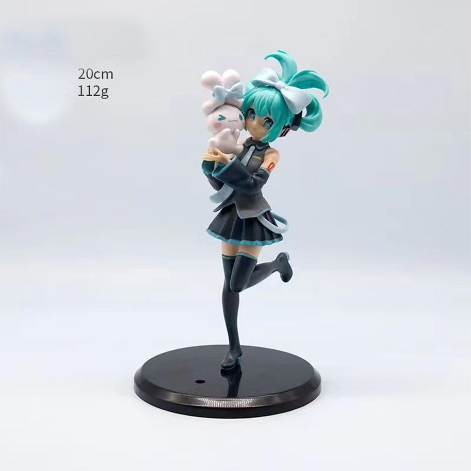 Hatsune MikuNoodles Cinnamoroll Piapro Panda Girls Toy Anime Figure Toy Anime Game PVC Action Figure Collectible Model Doll 5
