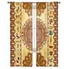 Mandala Forntida Egypten Skira gardiner för vardagsrum Transparent tyll Fönsterdekorationer Sovrum Kök Heminredning Slöjdraperier
