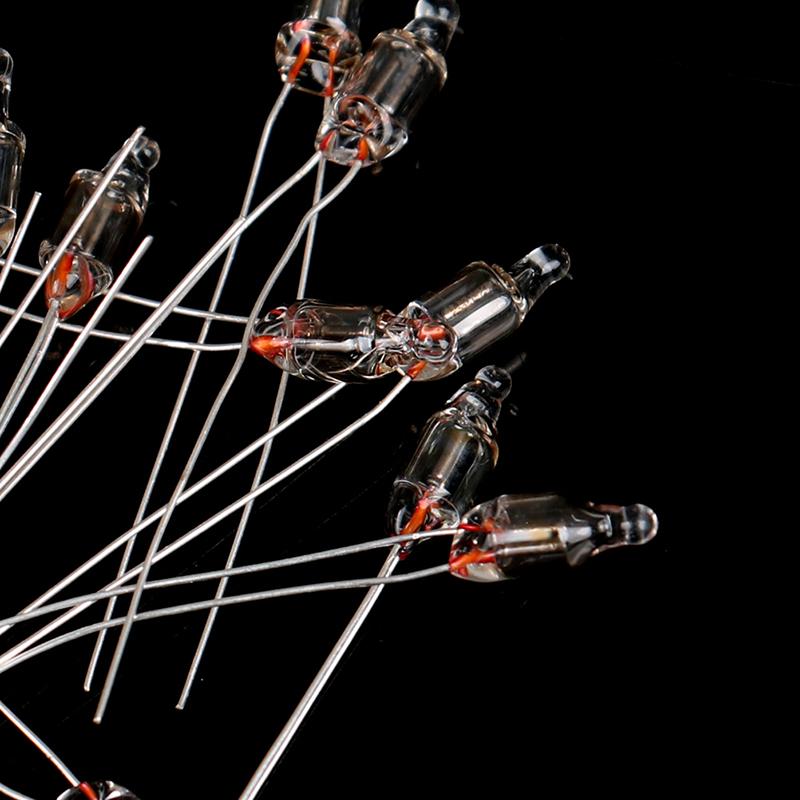 60 Piezas Rojo Verde Azul Rojo Bombilla de Neón Luz Indicadora Bombilla Miniatura Estándar