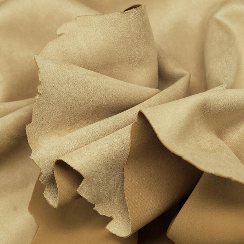 High-grade Brushed Suede Fabric By The Meter for Clothes Coats Jackets Sewing Winter Micro Elastic Plain Soft Cloth Smooth Drape