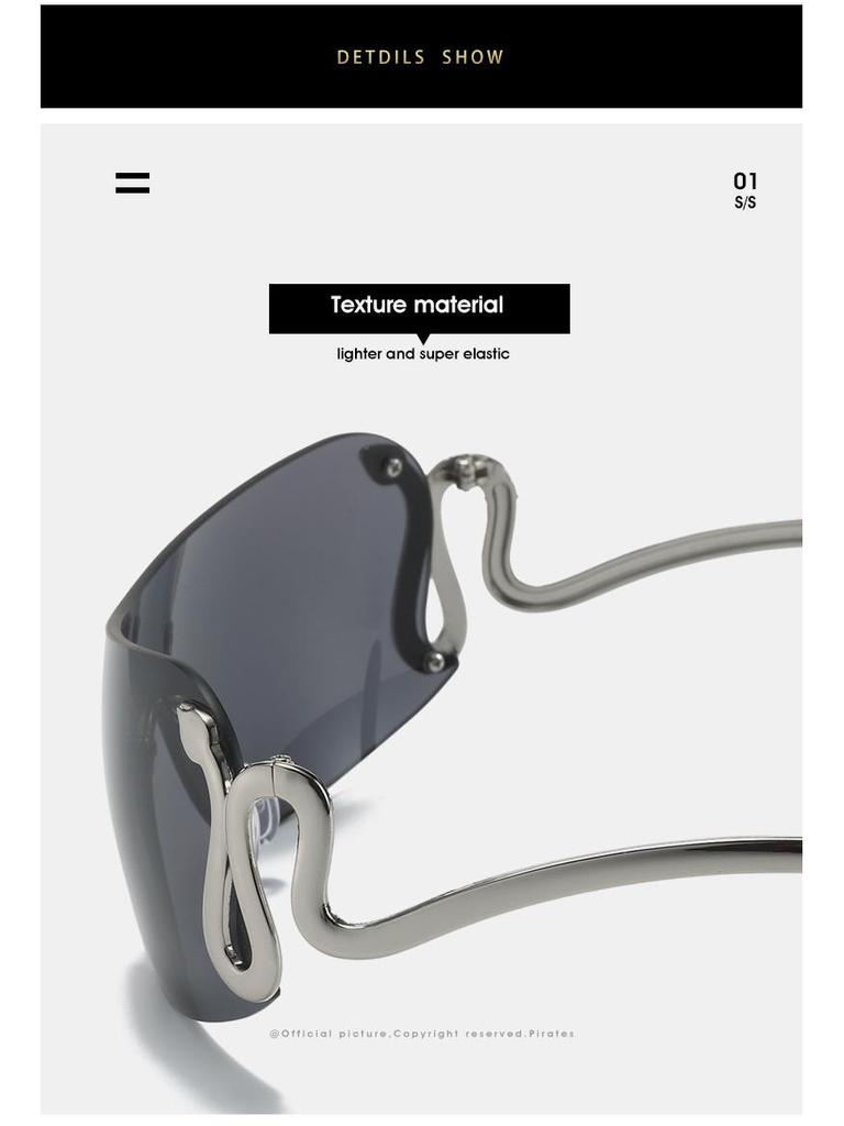 2023 Y2K Animal Fashion Sunglasses for Women – European and American Style Snake Design