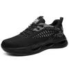 Flyknit Wear-Resistant Steel Toe Work Shoes - Men's Anti-Smash, Anti-Puncture, Soft Sole, Comfortable