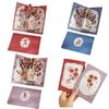 Surprised Pop Up Love 3D Greeting Card with Envelope Flower Greeting Card Rose Thank You Card Valentine's Day