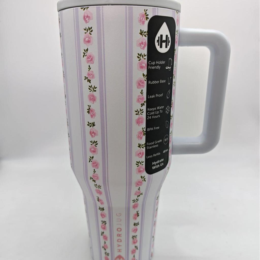 HydroJug Borraccia da Viaggio Isolante a Prova di Perdite, Grande 32oz/40oz, con Manico
