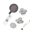 10 Pieces Retractable ID Holder Keyring DIY Buckle Portable Nurse Reel for Worker Teacher