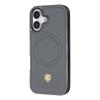 KIGC For iPhone 17 Case Compatible with MagSafe PC + TPU + PU Electroplating Phone Cover