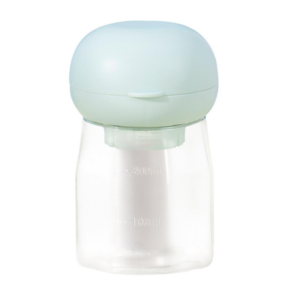 

Dual-use Travel Dog Water Bottle Heat-Resistant Drinking Bowls with Poop Bag Walking Green 300ml