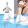 100% Copper Lipstick High Heels Bag Charms Fit Original Bracelet Jewelry Making For Women Gift