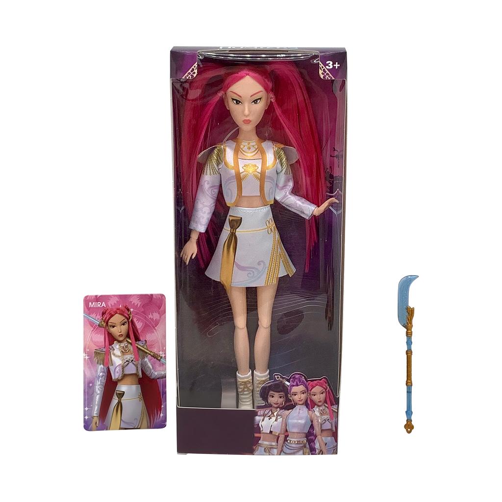 Modische Plastikpuppenfiguren-Sammlung mit einzigartigen, stilvollen Outfits und farbenfrohen Frisuren. Perfektes Geschenk für Kinder zum und Kreativsein mit Musik.