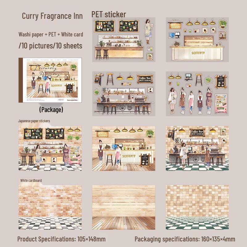 Beautiful Day Scenery Sticker Book: Holiday Journal Series