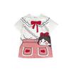 Girls Summer Cartoon Princess Dress Kids Short Sleeve Midi T Shirt Dress Baby Casual Cotton Sundress