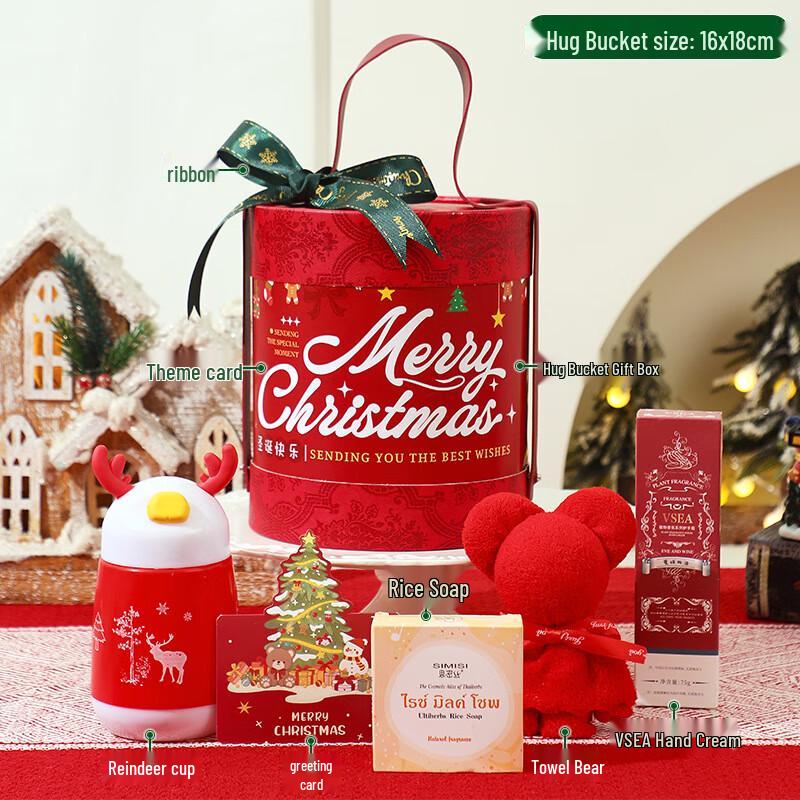 

WJ Christmas Holiday Gift Set with Mug & Spa Essentials