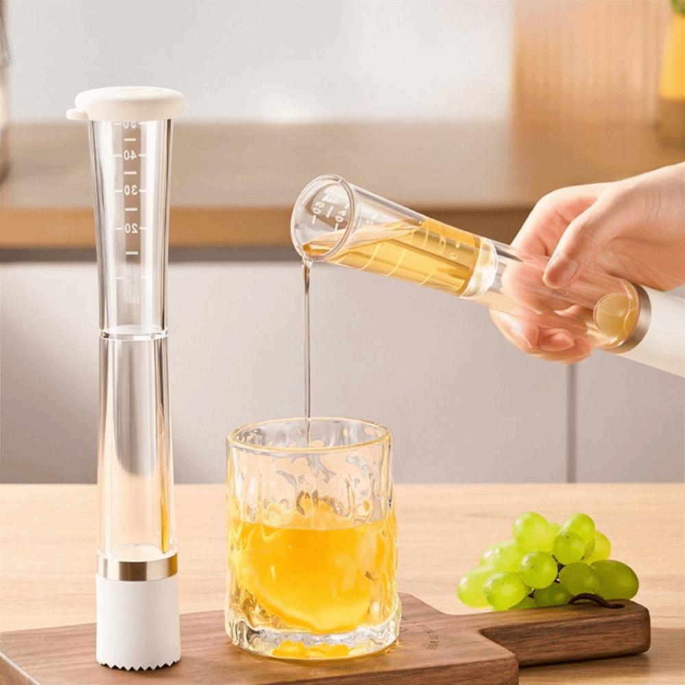 2 Stück 2 in 1 Bar Barkeeper Eisstößel Lebensmittelgeeigneter Silikondeckel mit Skala Eisbrecherhammer Kunststoff Saftstößel Kneipe