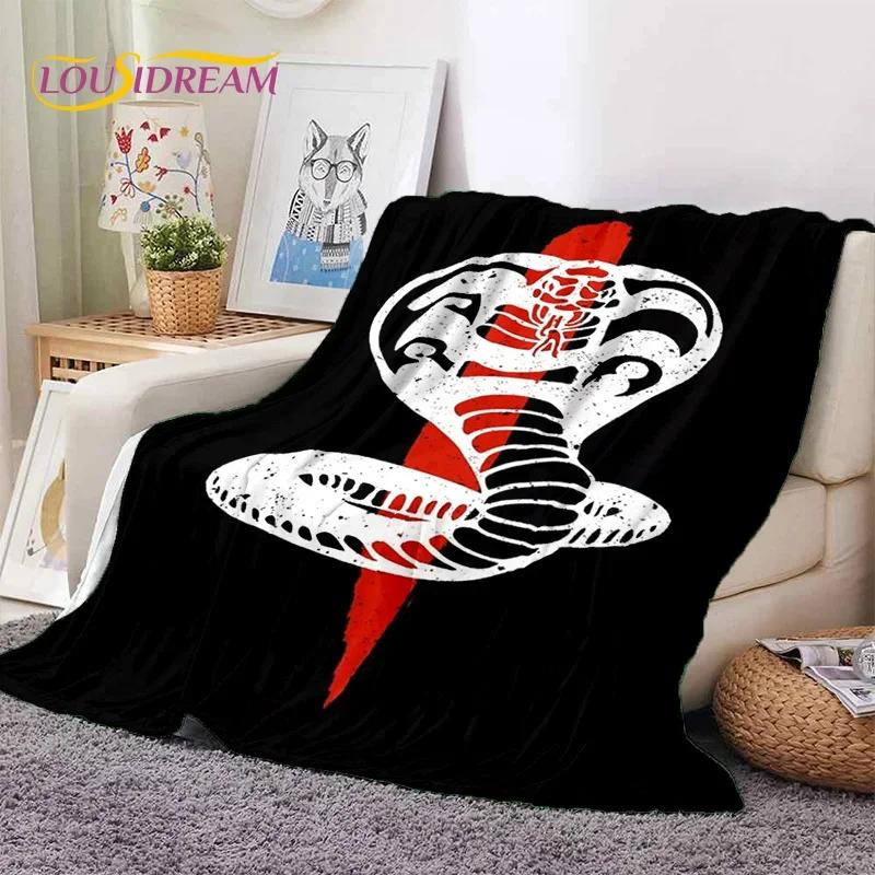 3D Cobra Kai Classics TV Amanda Karate Soft Flannel Blanket for Beds Bedroom Sofa Picnic,Throw Blanket for Cover Outdoor Leisure