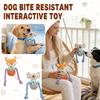 Indestructible Dog Toy, Plush Dog Toys For Aggressive Chewers, Squeaky Chew Toy For Small Medium Large Dogs Puppy Teething Toys