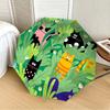 1pc Cat Garden Automatic Open/Close Umbrella, Formal Events - Ideal Gift for Family or Friends, Outdoor Accessory yy251211131