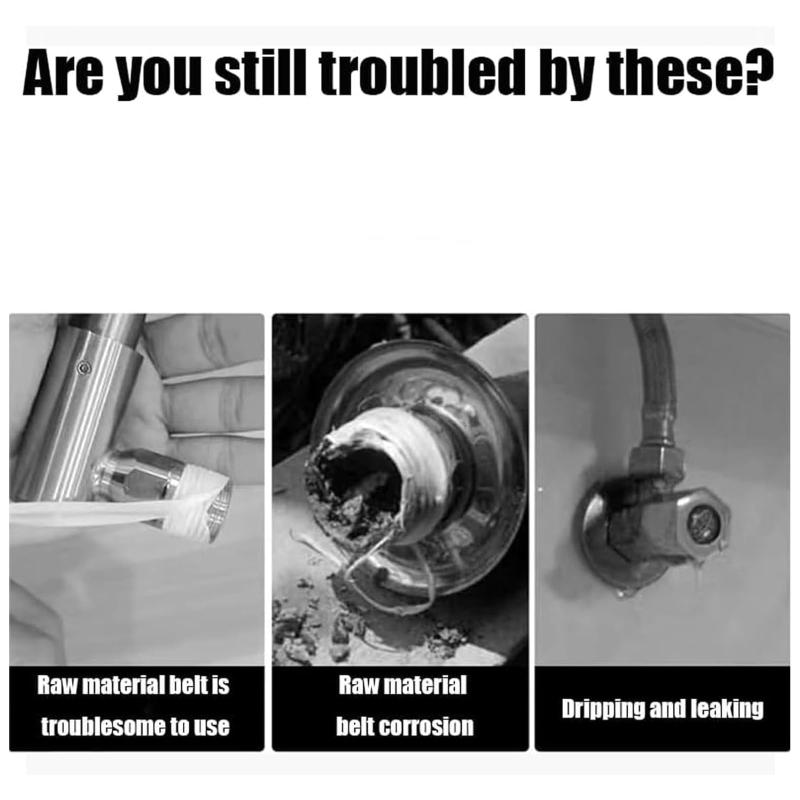 Universal Faucet Leak-proof Sealing Gasket Silicone Pipe Faucet Plug Threaded Pipe Fittings Leak-proof Seal Buckle