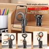 Metal Magnetic Phone Holder 360° Rotating Travel Phone Holder Phone Holder Phone Stand  Airplane