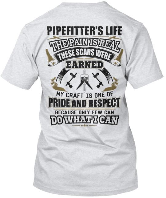 Pipefitter T-Shirt Made in the USA Size S to 5XL Unisex T-Shirt