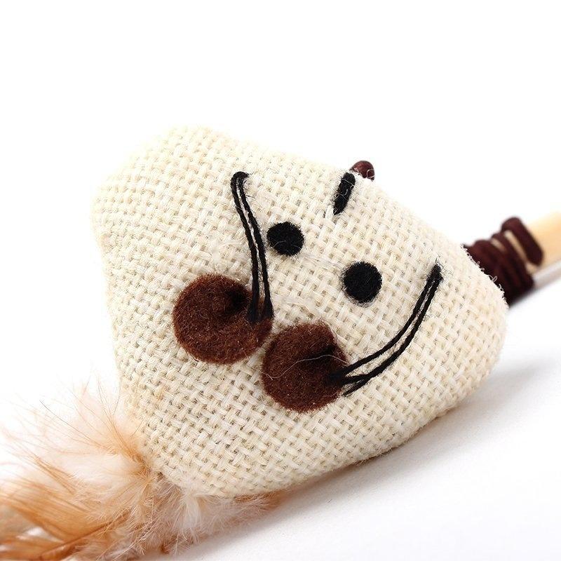 1pcs Funny Cat Toys Replaceable Feathers Funny Cat Toy Gift Set for Pet Interactive Exercise Training Toys for Cat Supplies