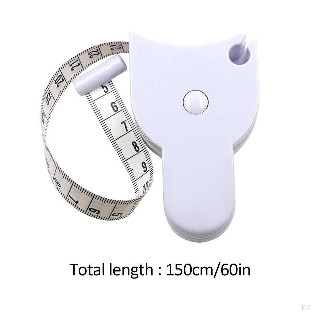 Soft Cloth Ruler Portable 150cm Body Measure Tape for Sewing Handcrafts Style A