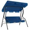 VidaXL Garden Swing Dark Blue 170 X 110 X 153 Cm Fabric