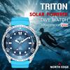 Triton-Ti Marca-Nuovissimo Grado-Superiore Alimentato-a-Solare Qualità-Premium Subacquea Alto-Standard Orologio Titanio di-Prima-Classe Lega di-Qualità-Premium