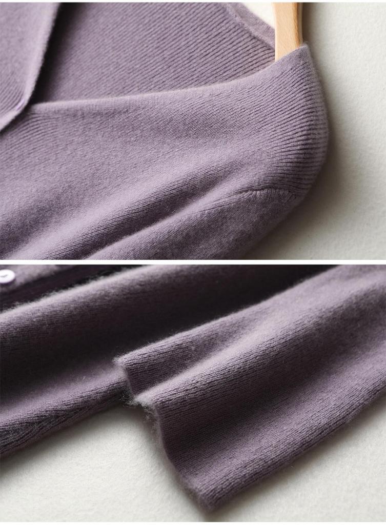 2026 Autumn/Winter Women's V-Neck Flare Sleeve Slimming Knit Top